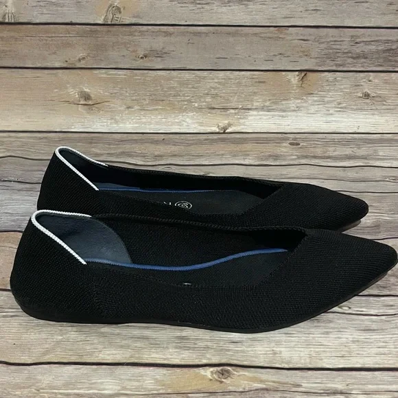 Rothy’s Women’s The Point Black Size 11 Flats - Picture 2 of 7